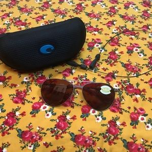Costa Piper Aviator Sunglasses NWT